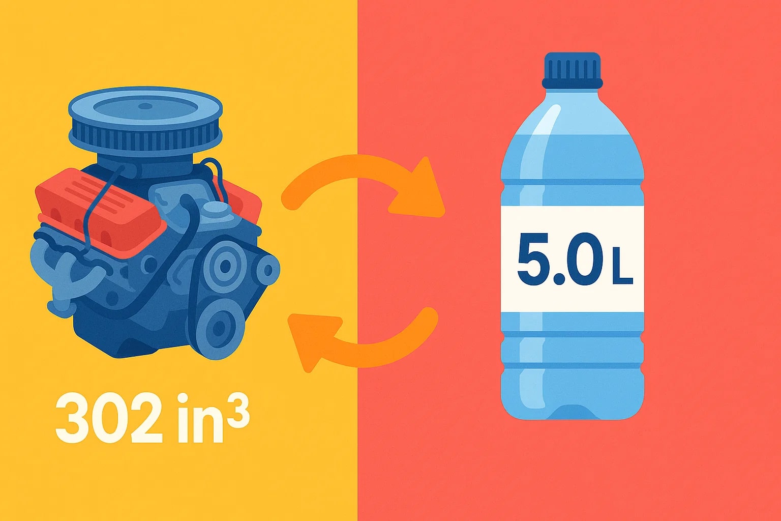 Conversor de Polegadas Cúbicas para Litros