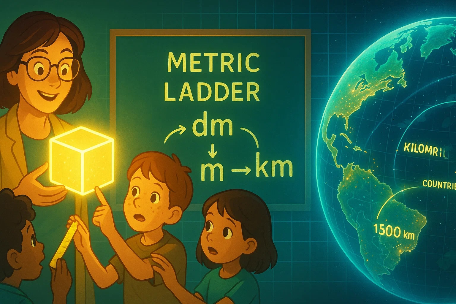 Conversor de Decímetros para Quilômetros