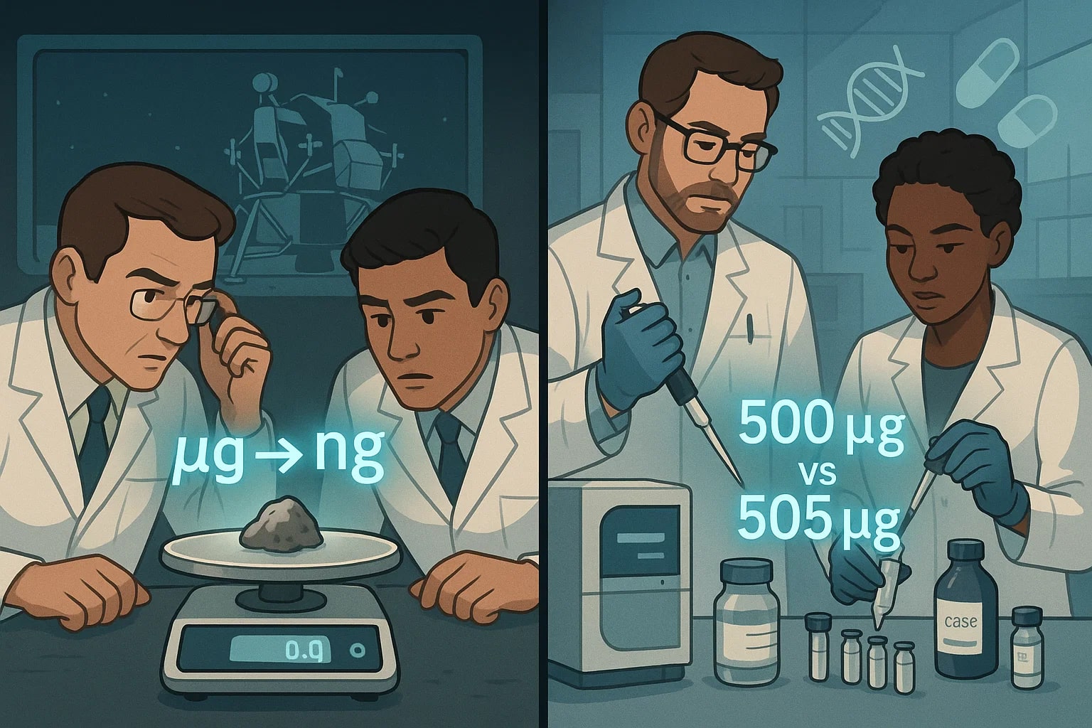 Conversor de Microgramas para Nanogramas