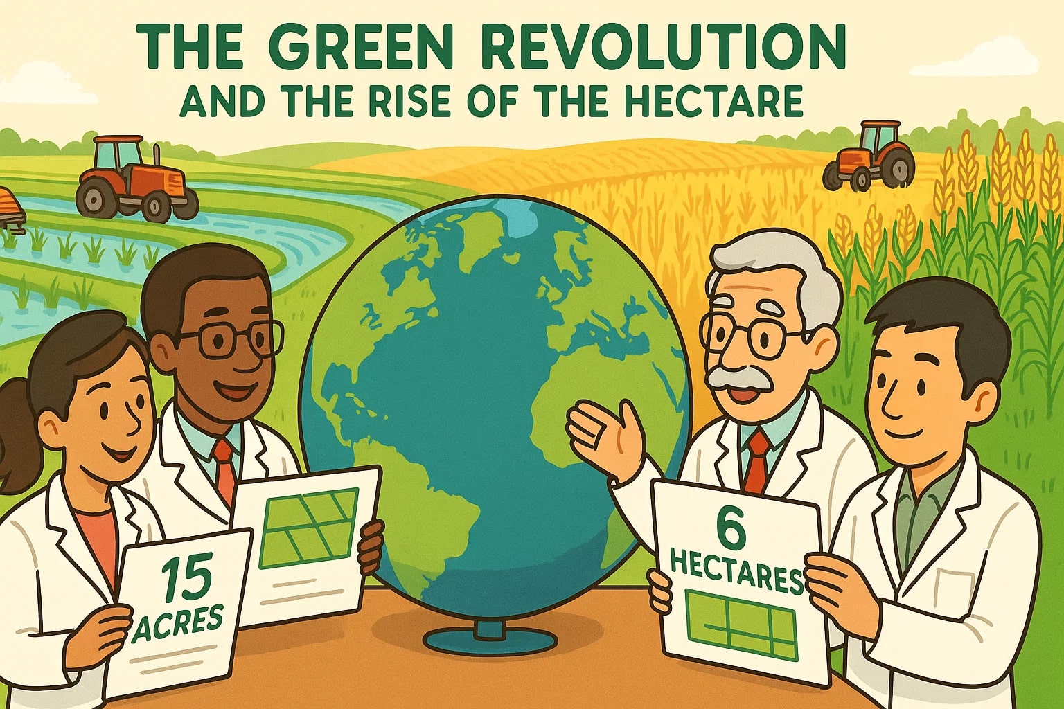 Conversor de Acres para Hectares