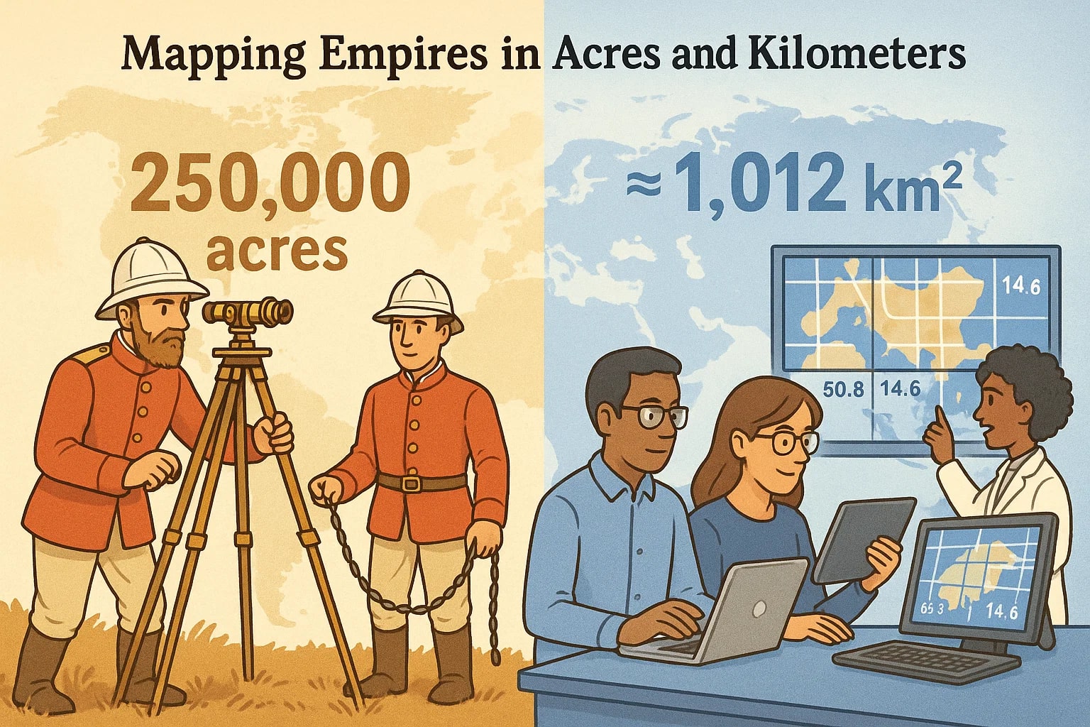 Conversor de Acres para Quilômetros Quadrados