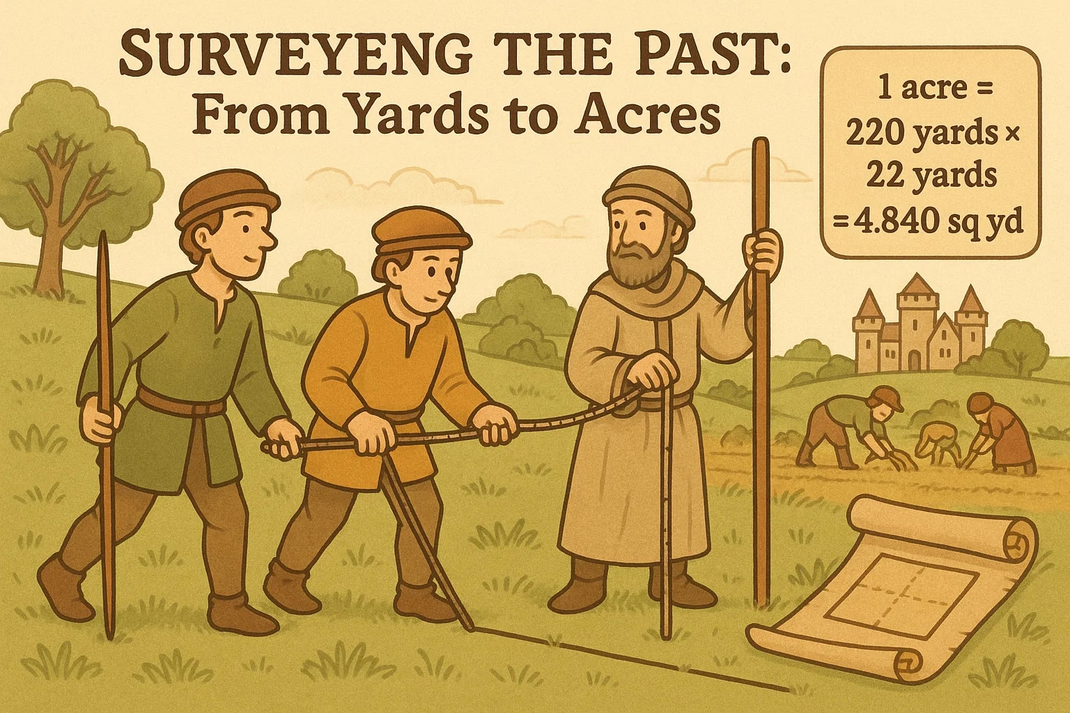 Conversor de Acres para Jardas Quadradas