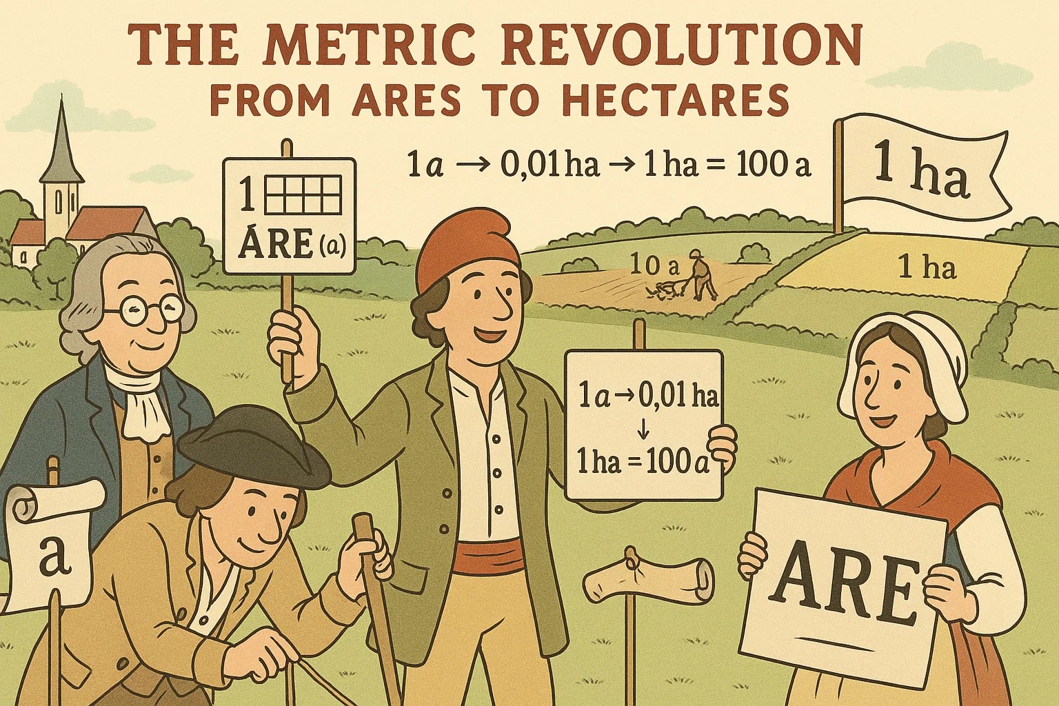 Conversor de Ares para Hectares