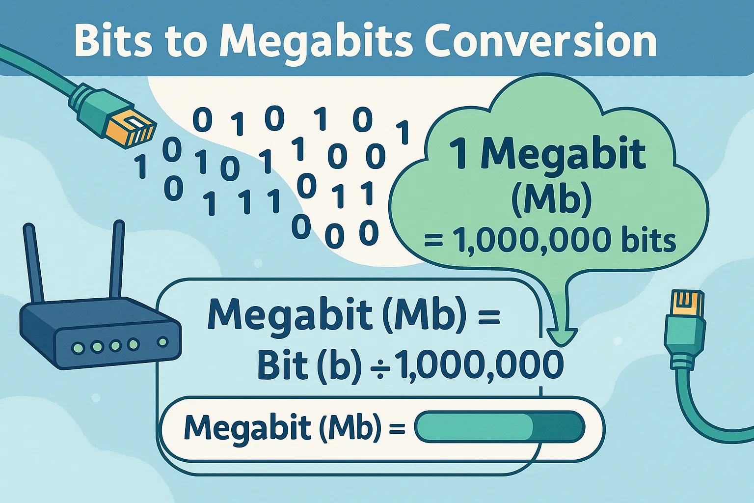Conversor de Bits para Megabits