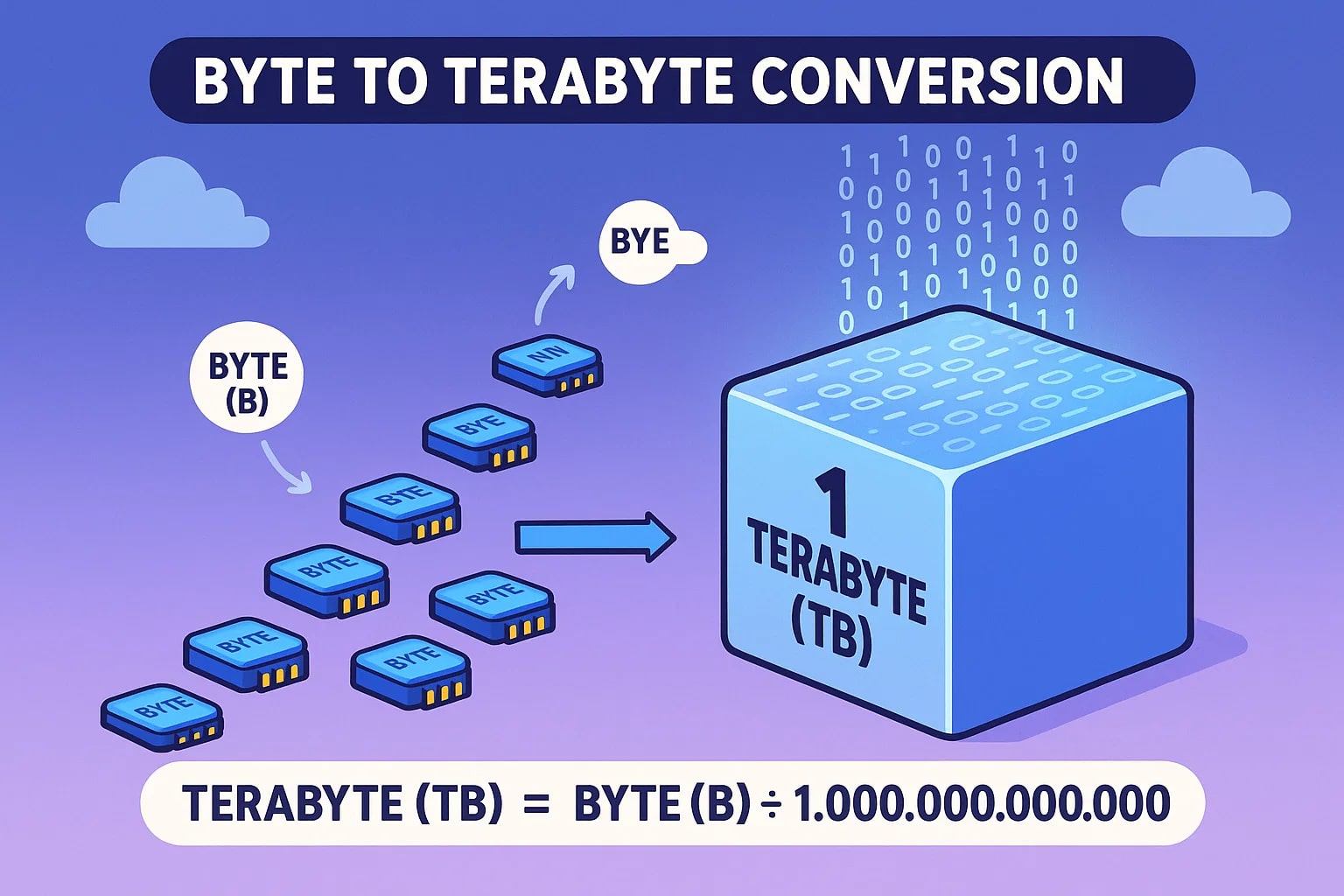 Conversor de Bytes para Terabytes