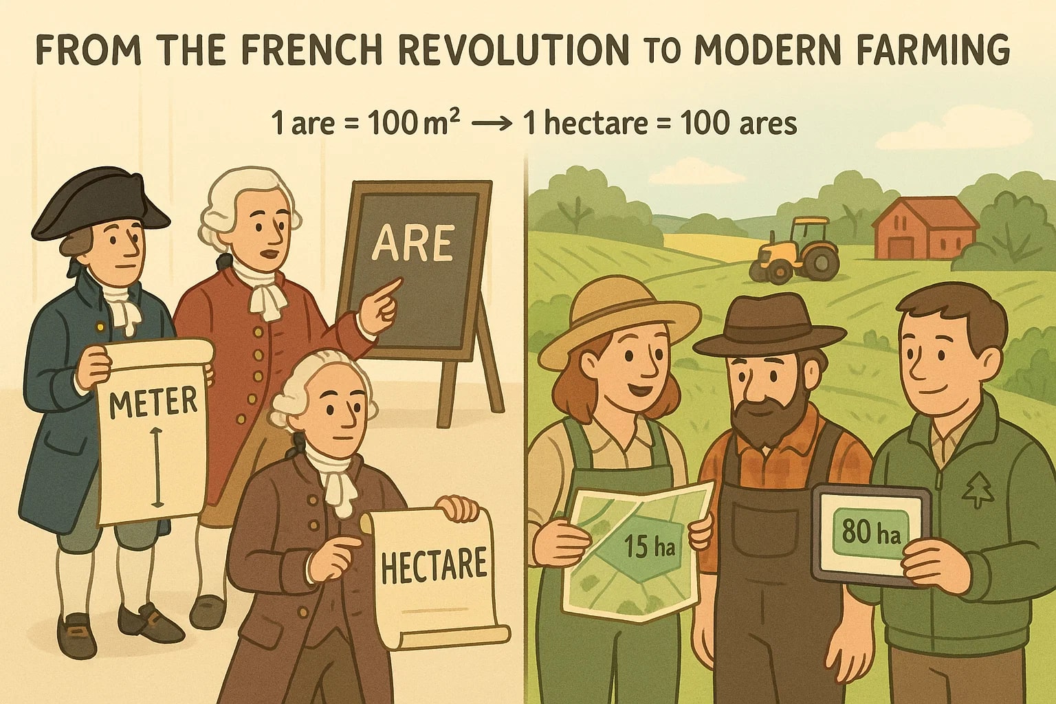 Conversor de Hectares para Ares