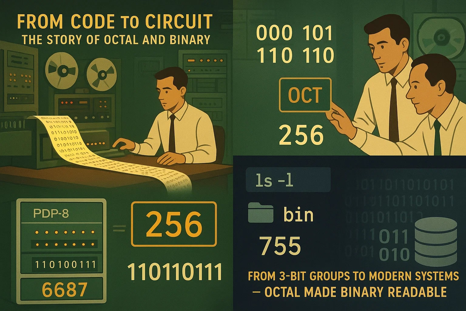 Conversor de Octal para Binário