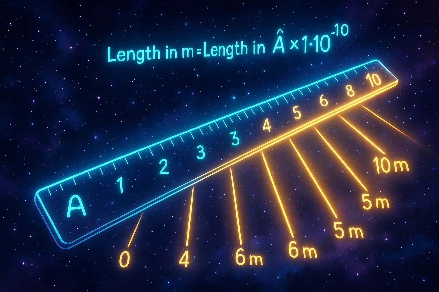 Conversor de Angstroms para Metros