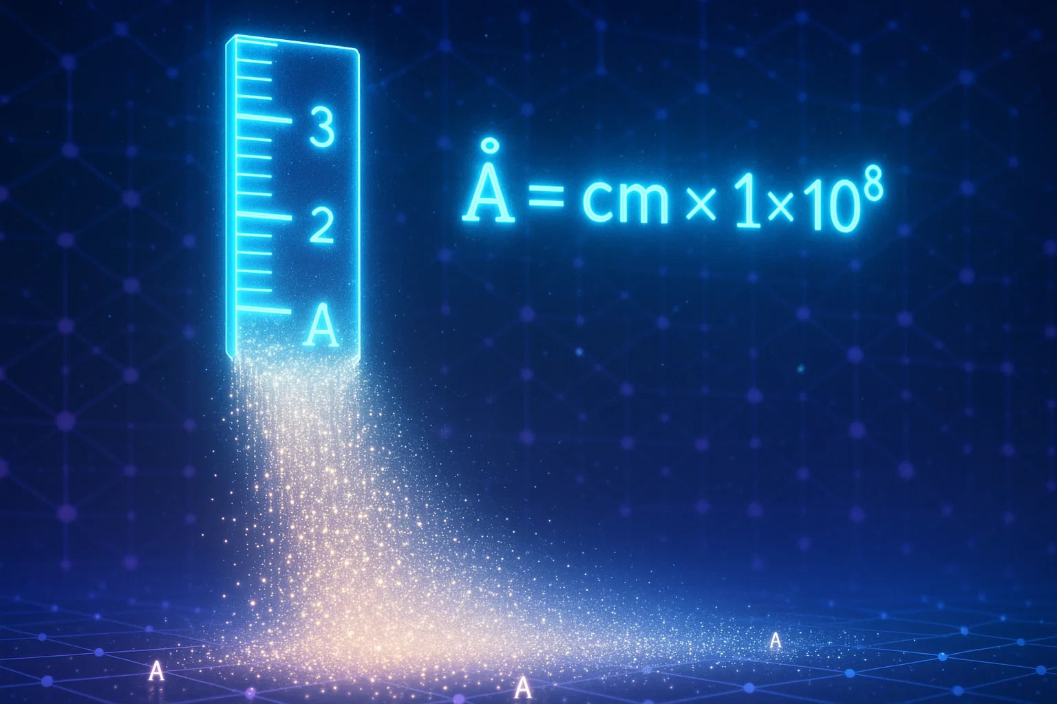 Conversor de Centímetros para Angstrons