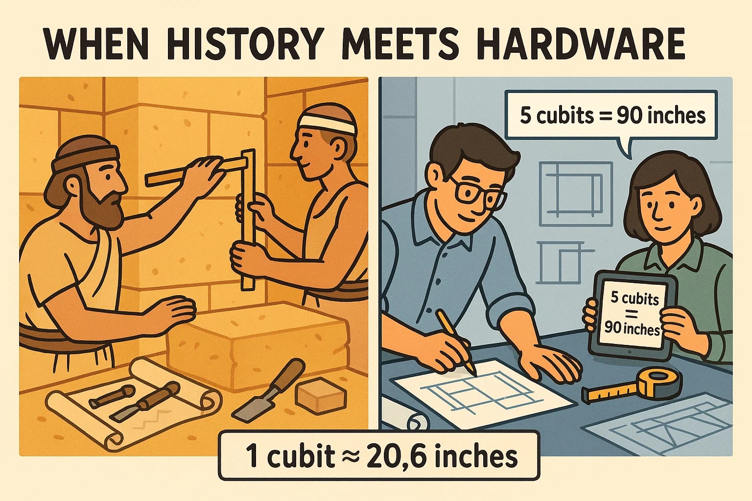 Conversor de Cubito para Polegada