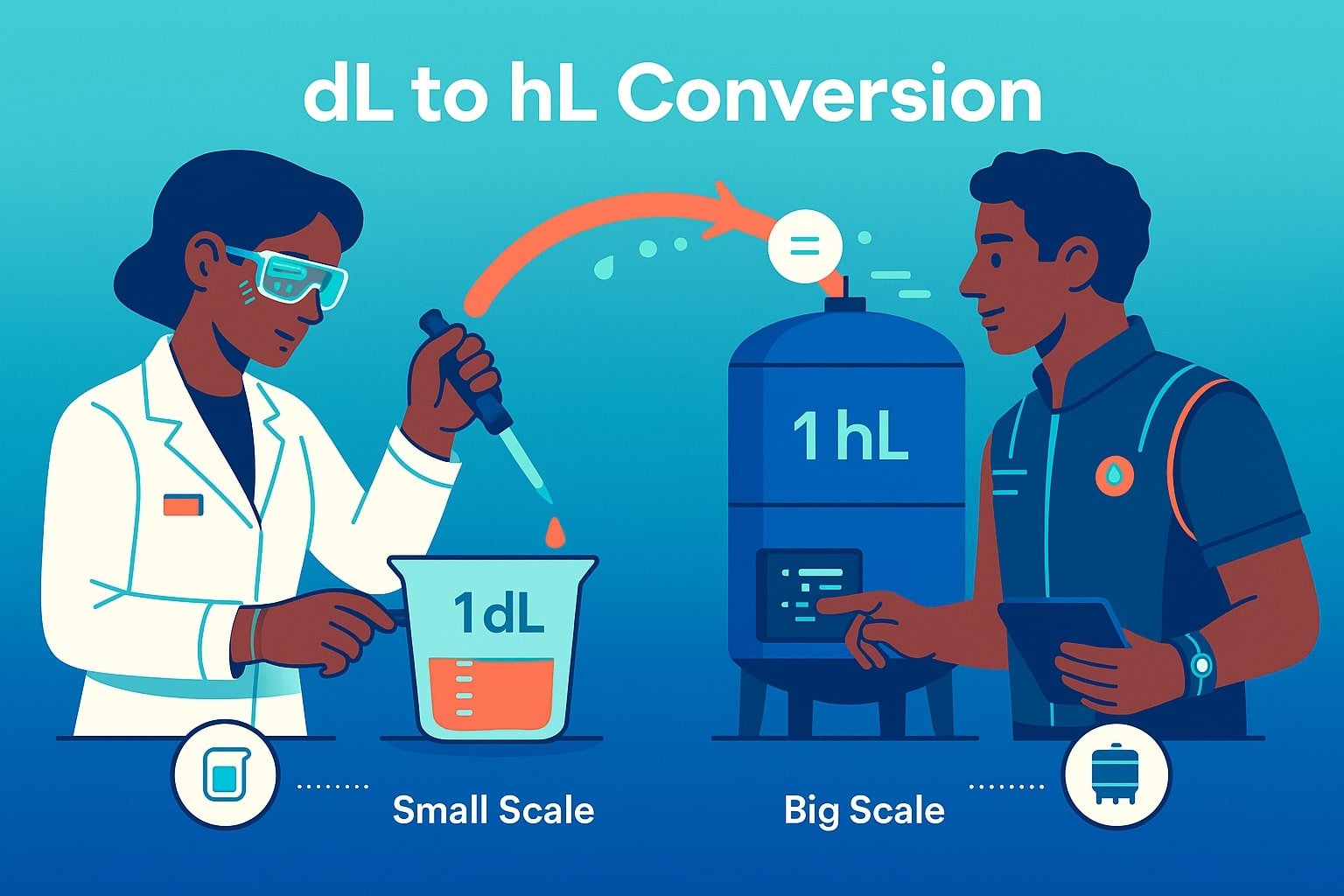 Conversor de Decilitros para Hectolitros