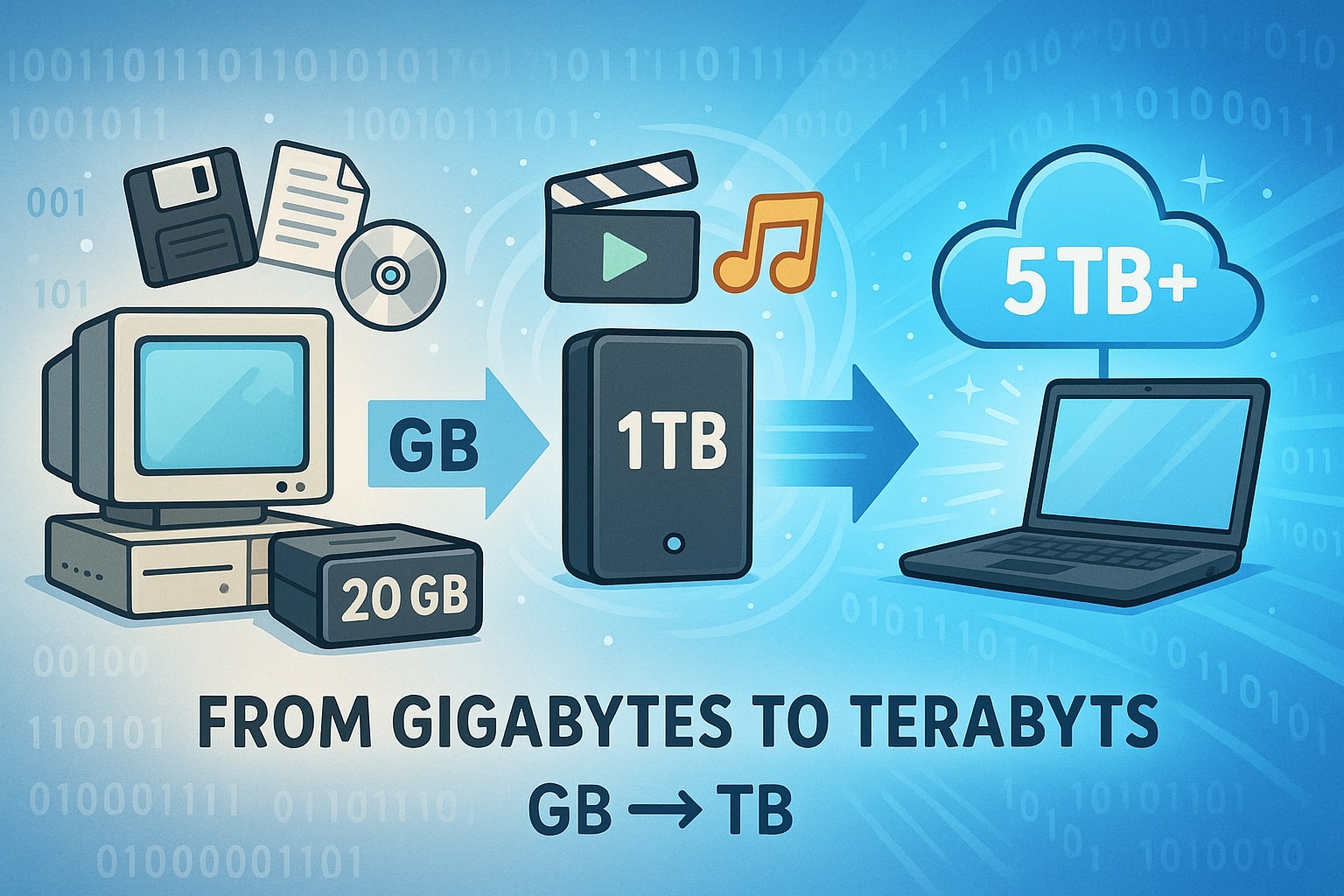 Conversor de Gigabytes para Terabytes