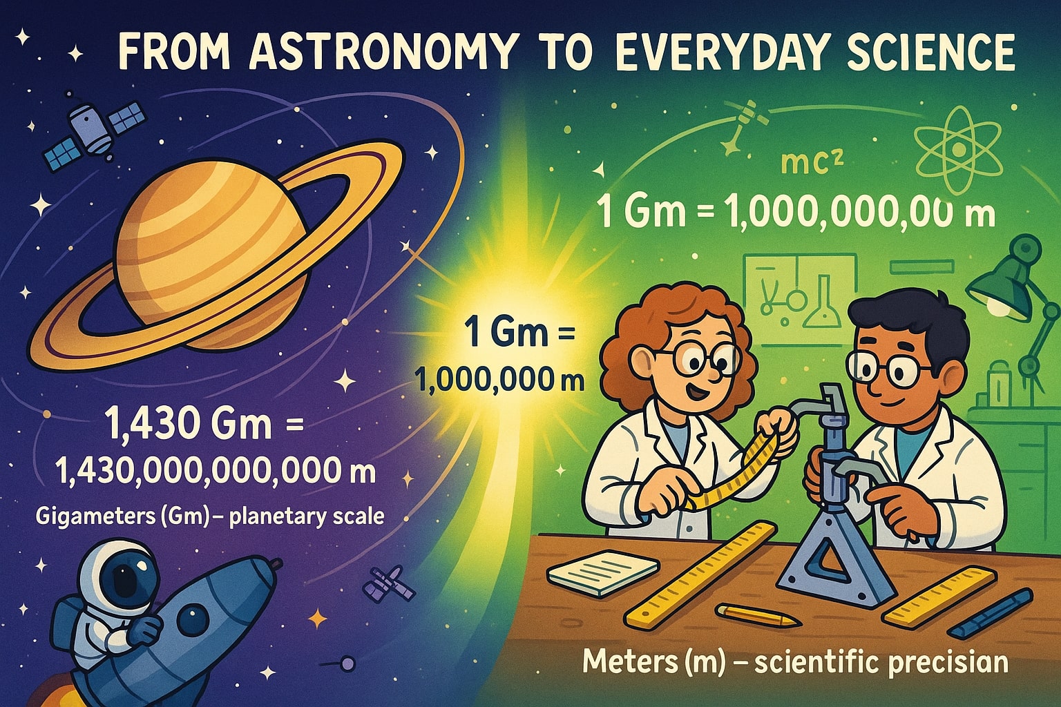 Conversor de Gigâmetros para Metros