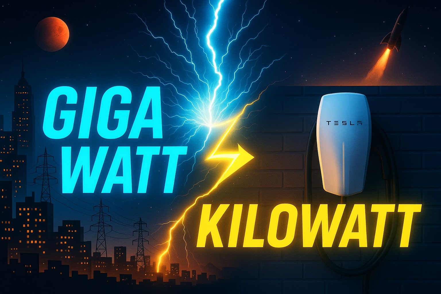Conversor de Gigawatts para Kilowatts