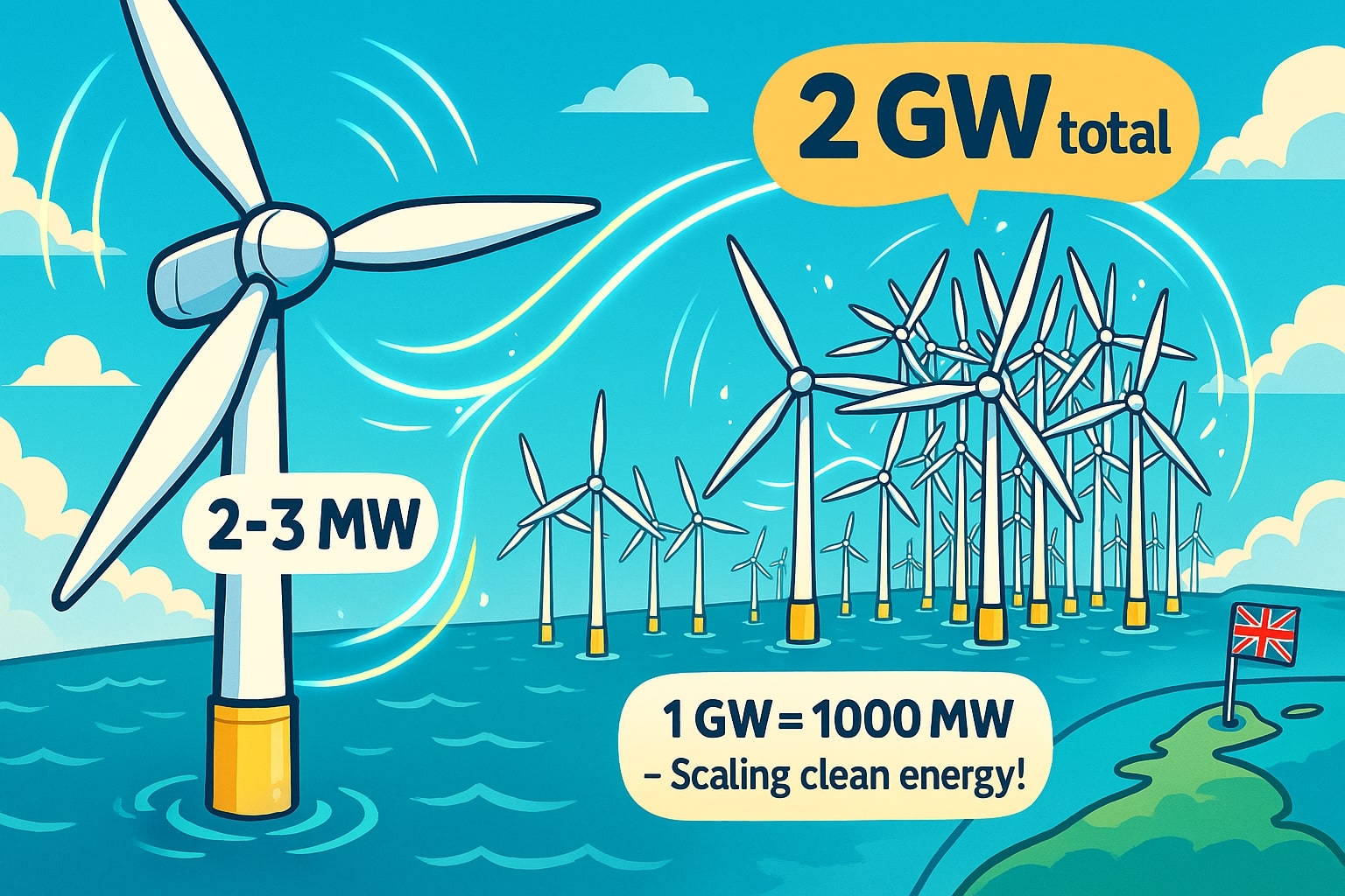 Conversor de Gigawatts para Megawatts