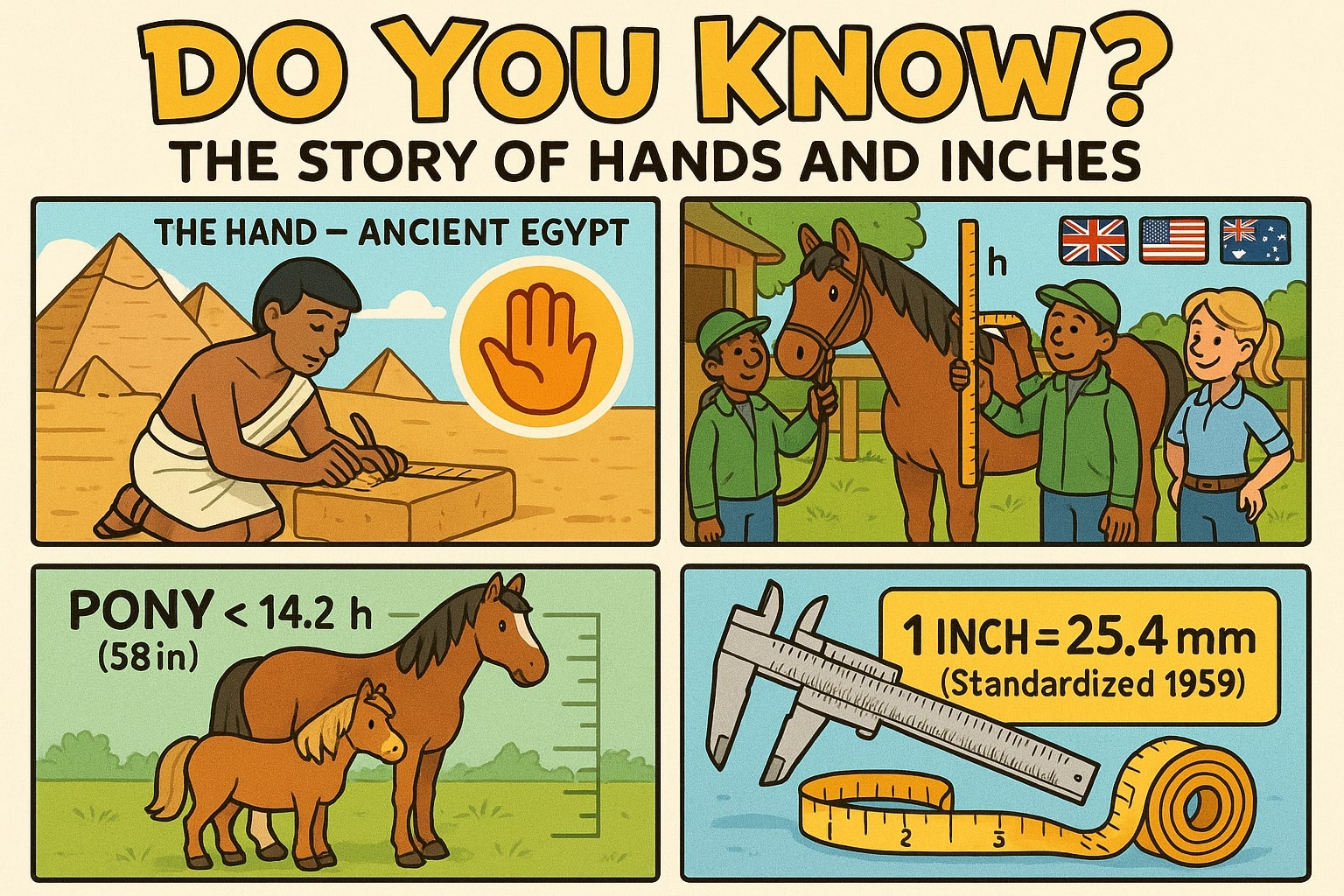 Conversor de Hand para Polegadas