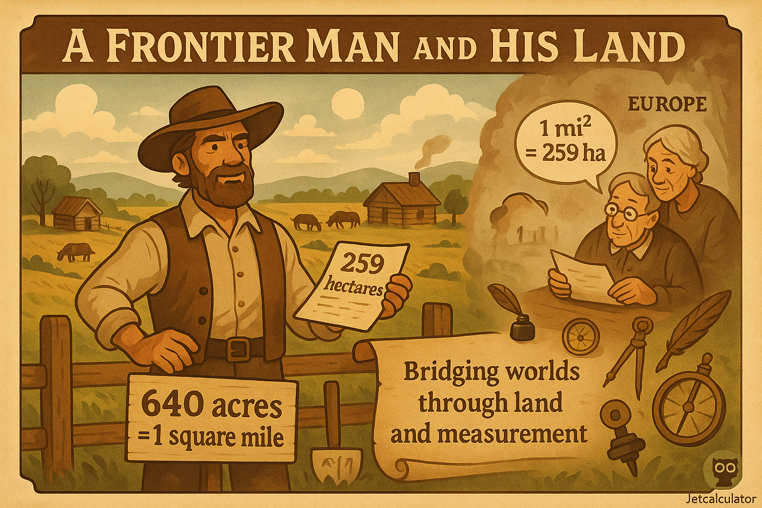  Conversor de hectare para jarda quadrada