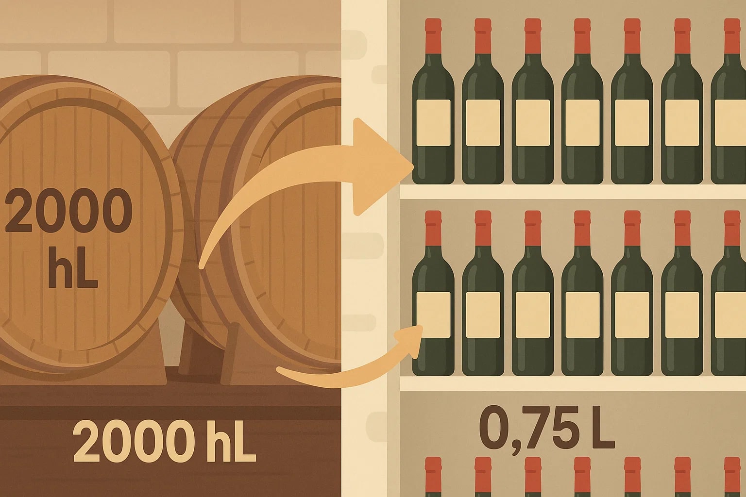 Conversor de Hectolitros para Litros