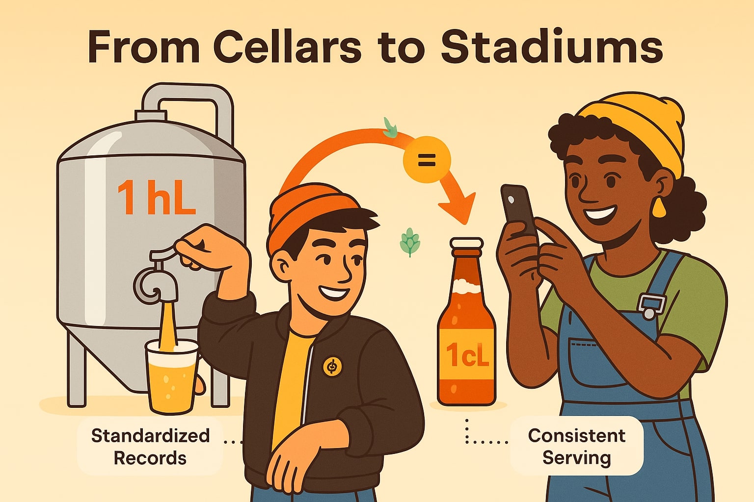 Conversor de Hectolitros para Centilitros