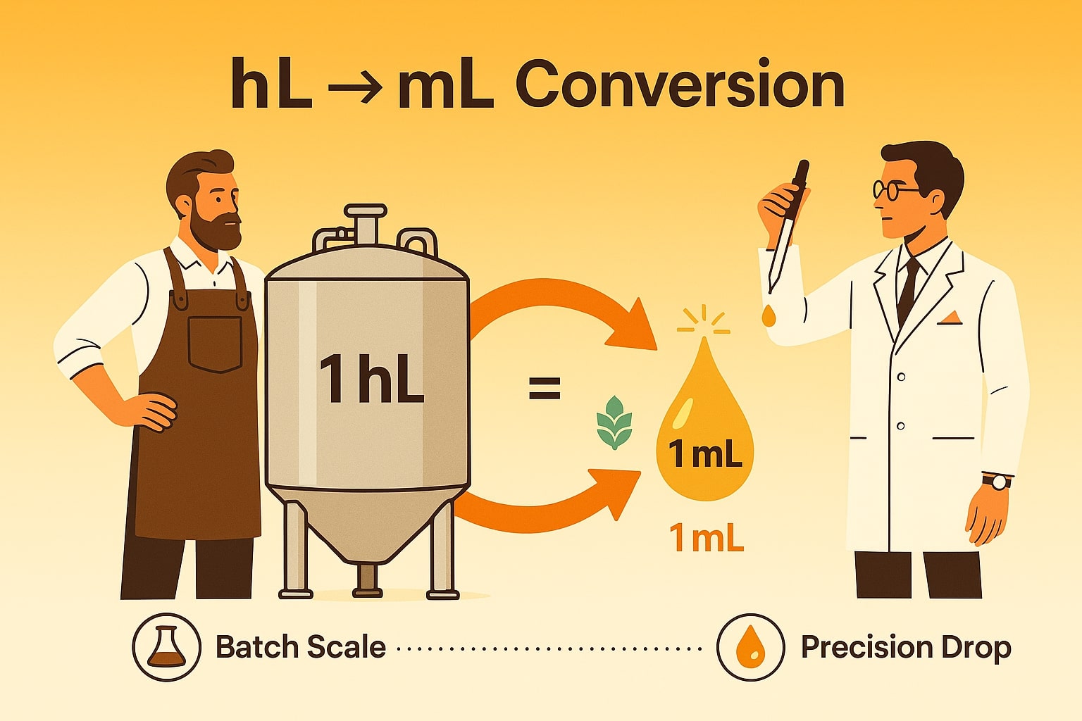 Conversor de Hectolitros para Mililitros