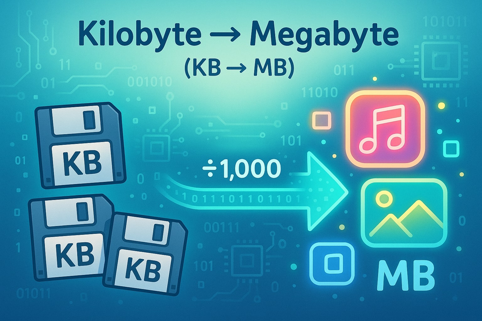 Conversor de Kilobytes para Megabytes