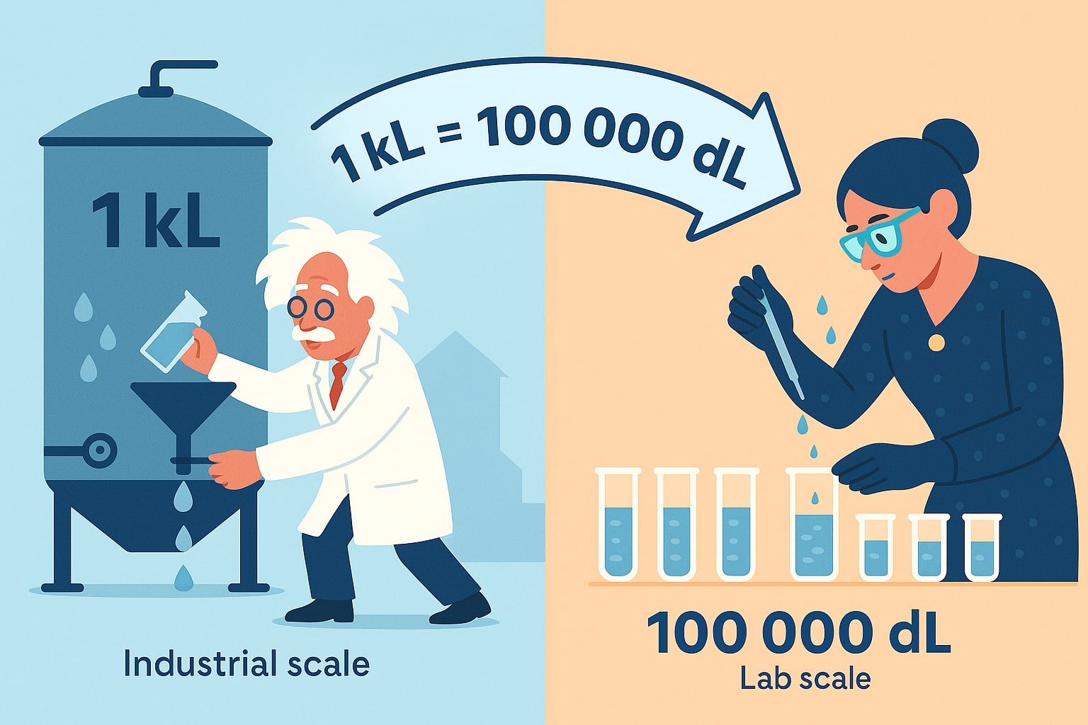 Conversor de Quilolitros para Decilitros