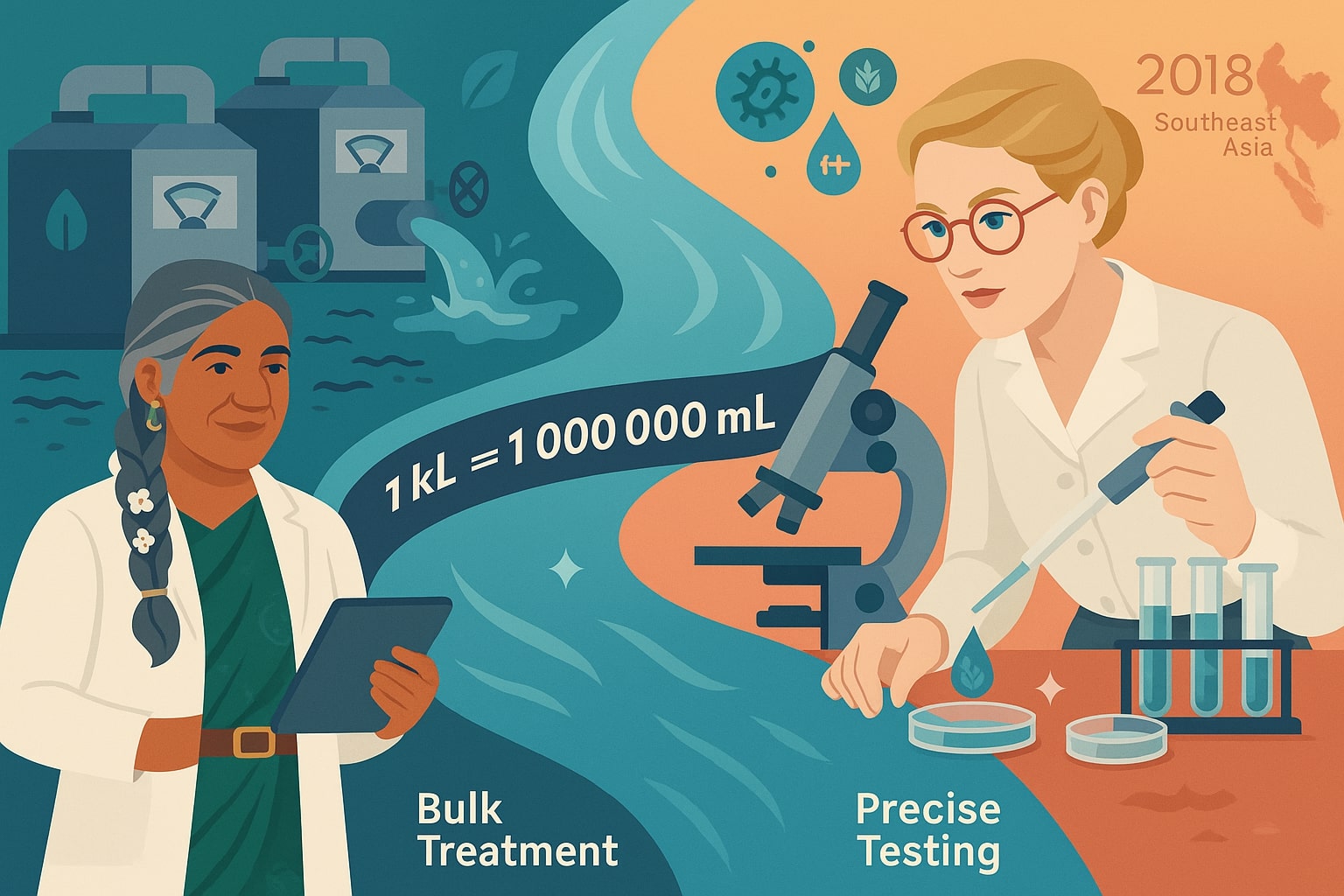 Conversor de Quilolitros para Mililitros