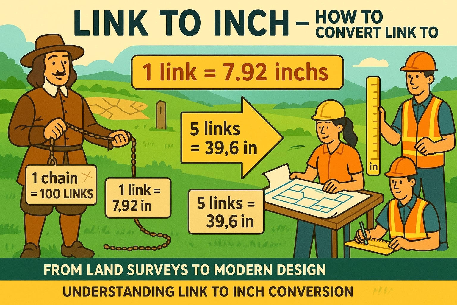 Conversor de Links para Polegadas