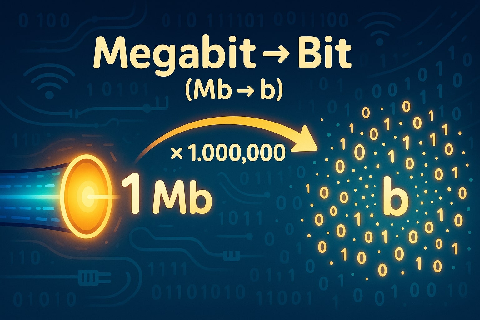 Conversor de Megabits para Bits