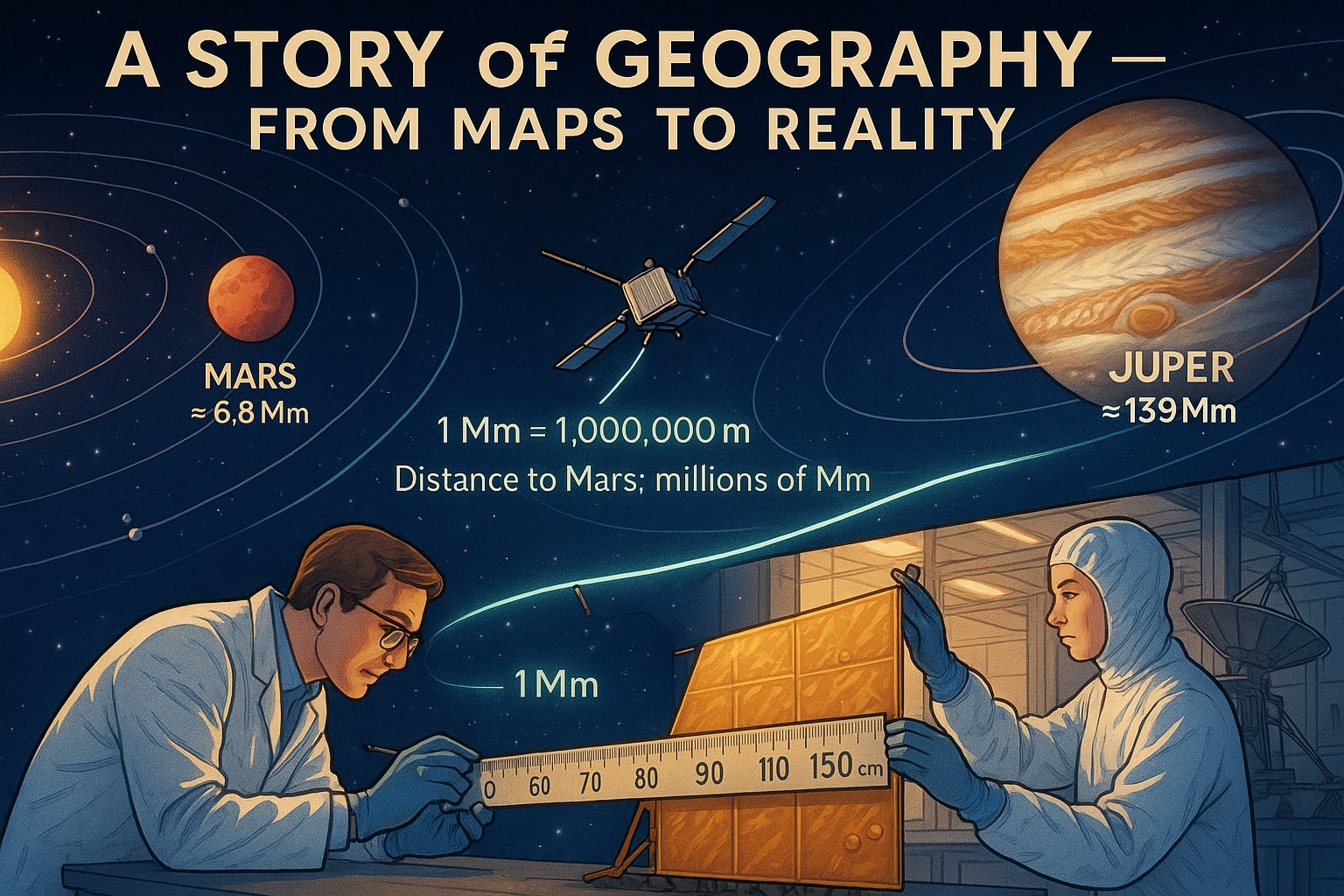 Conversor de Megâmetros para Centímetros