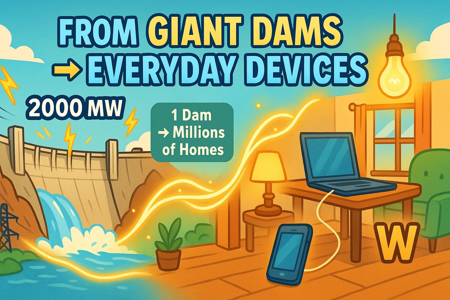 Conversor de Megawatts para Watts