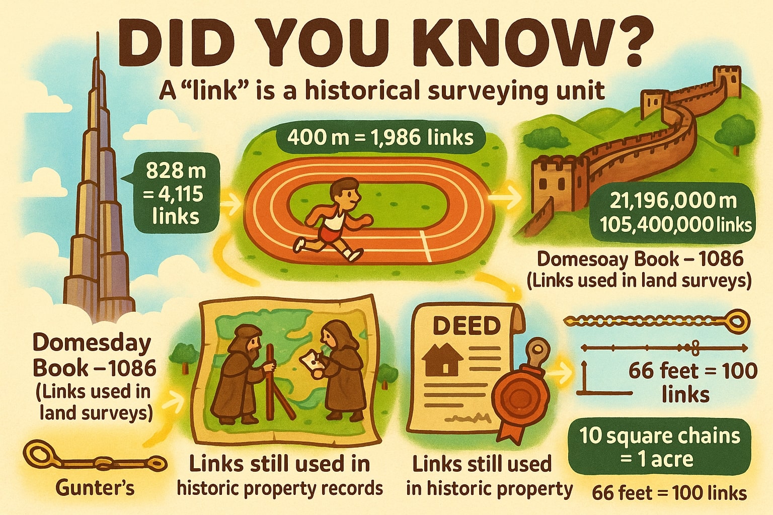 Conversor de Metros para Links
