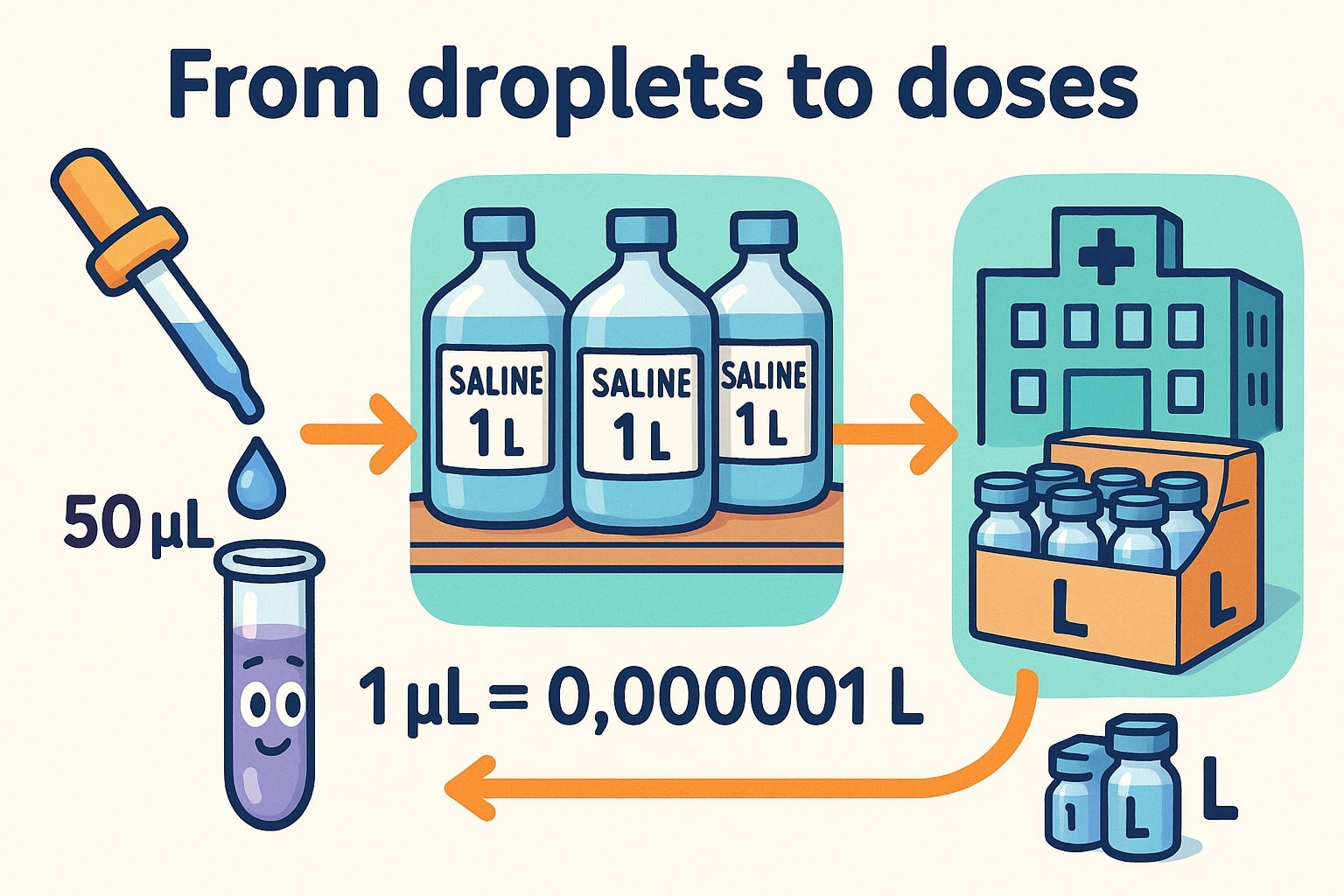 Conversor de Microlitros para Litros