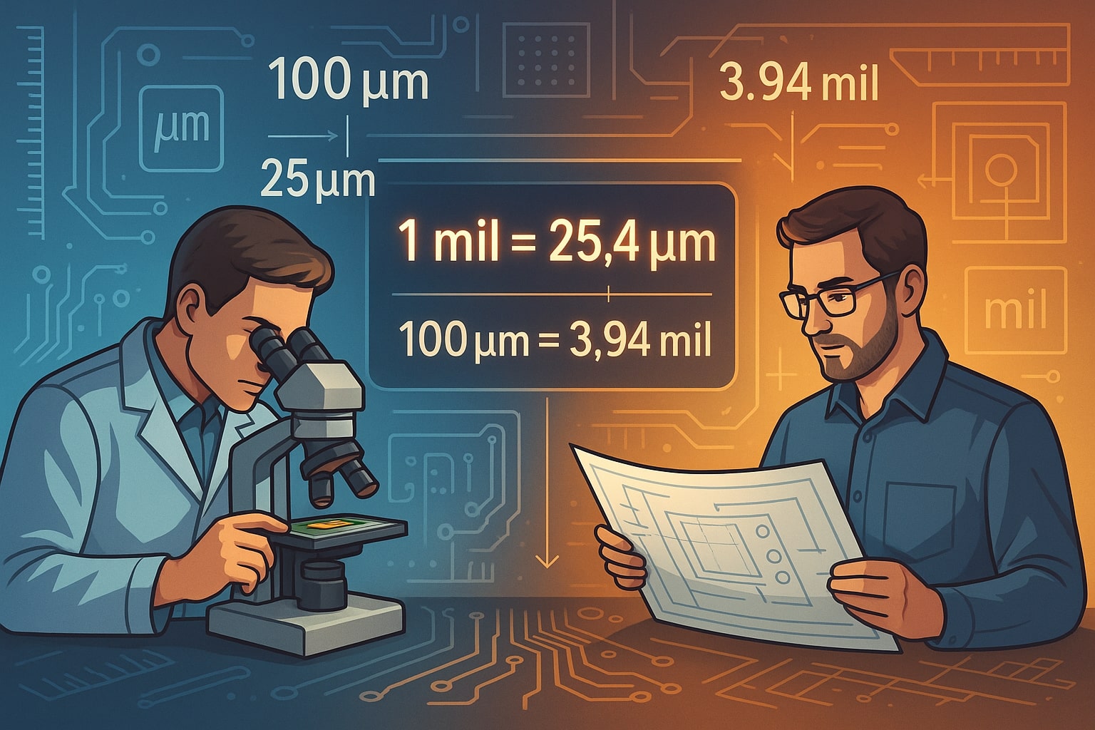 Conversor de Micrômetros para Mils