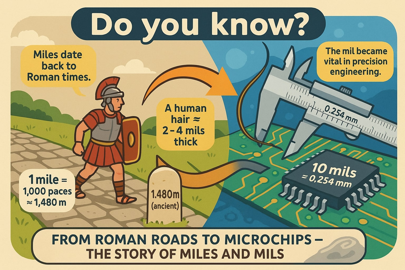 Conversor de Milhas para Mils