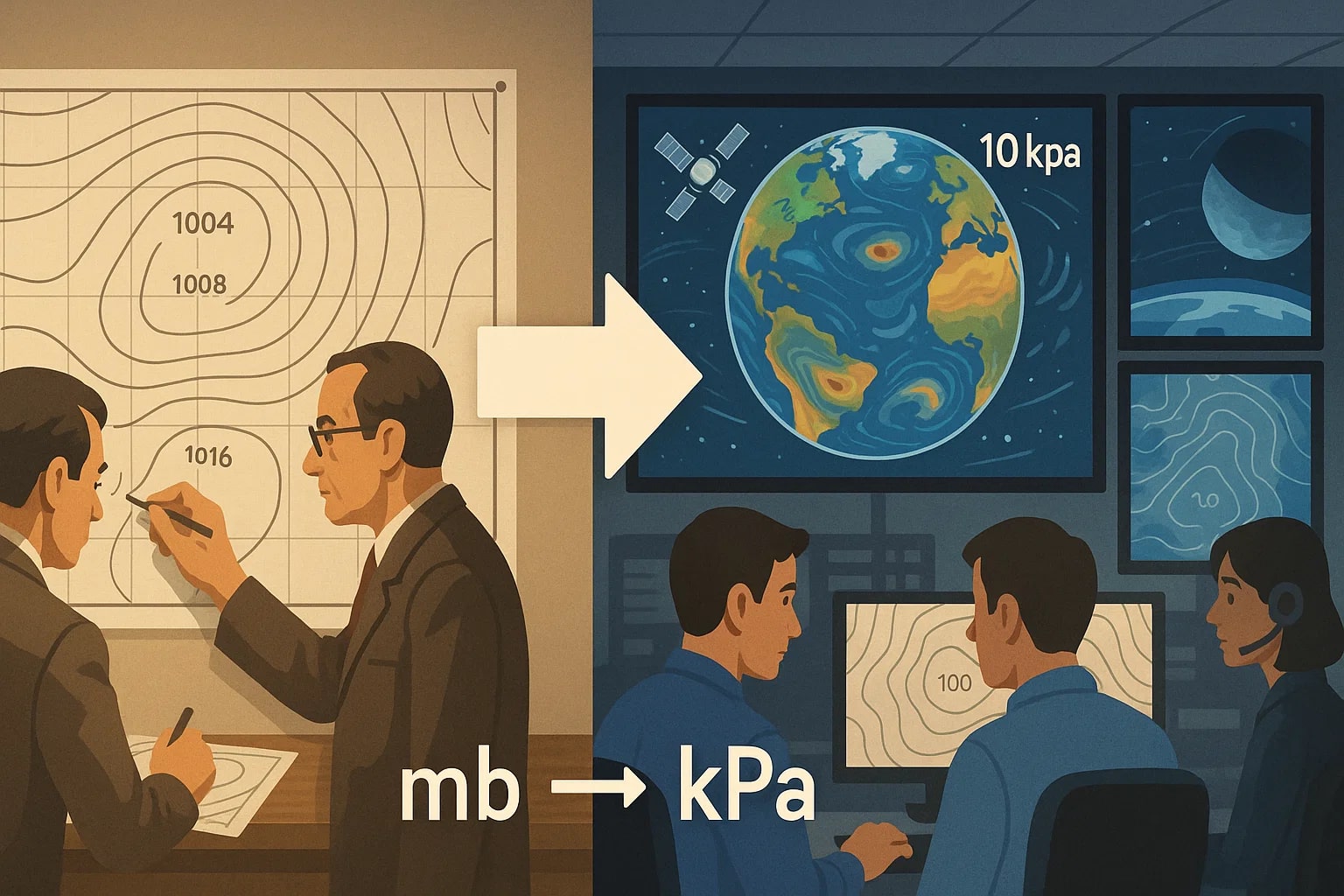 Conversor de Millibar para Pascal