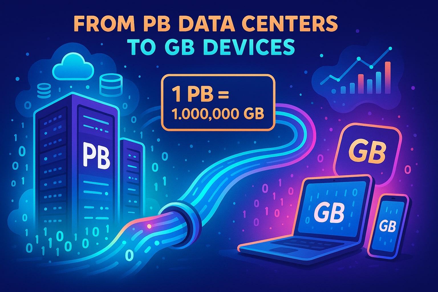 Conversor de Petabytes para Gigabytes