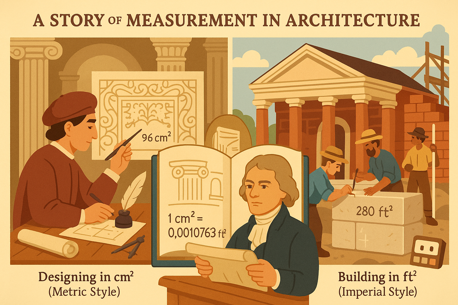 Conversor de Centímetro Quadrado para Pé Quadrado
