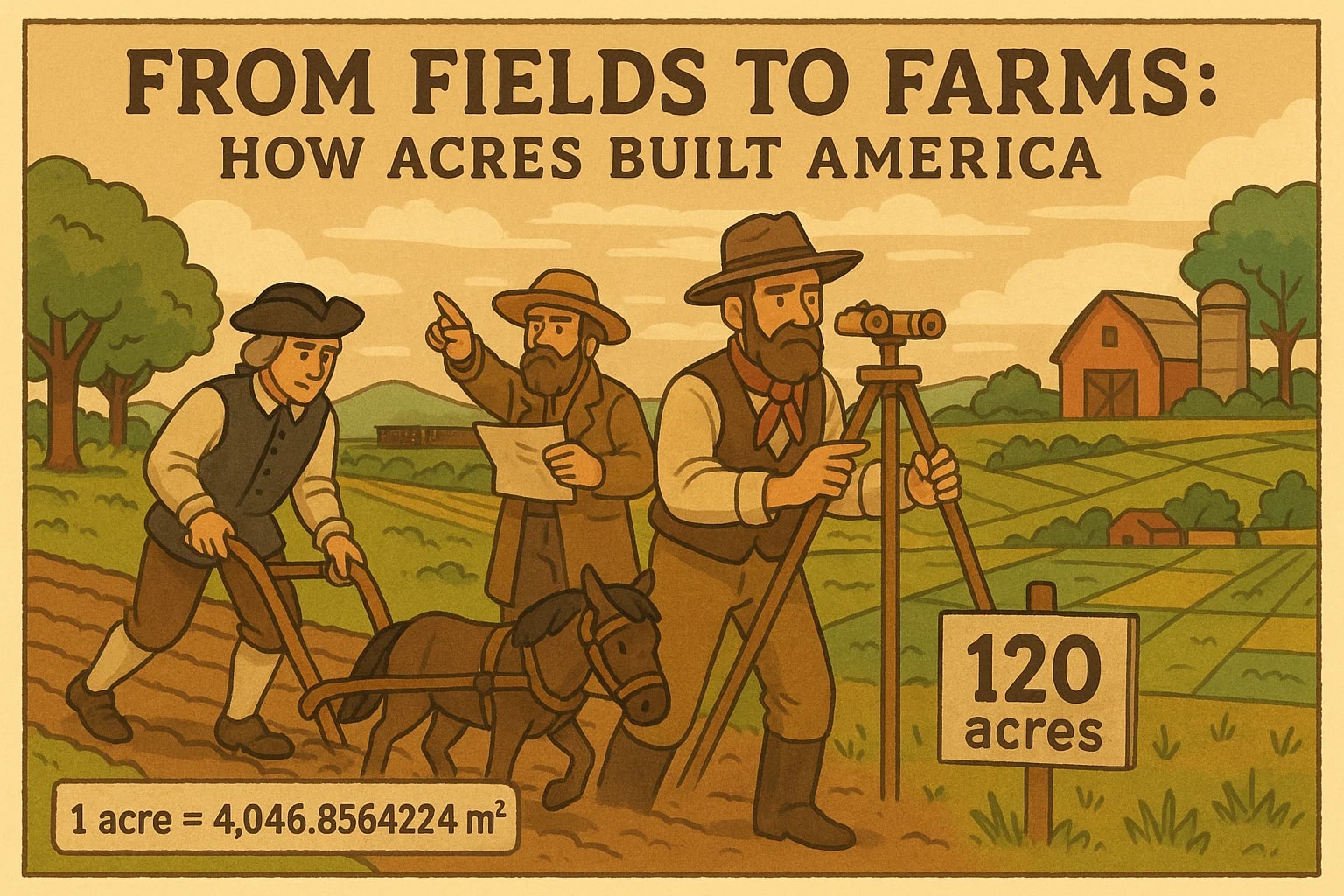 Conversor de Metros Quadrados para Acres