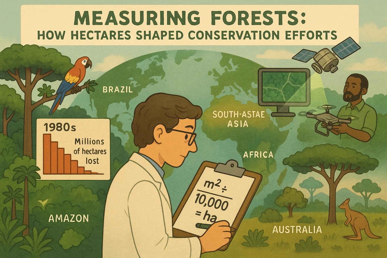 Conversor de metros quadrados em hectares