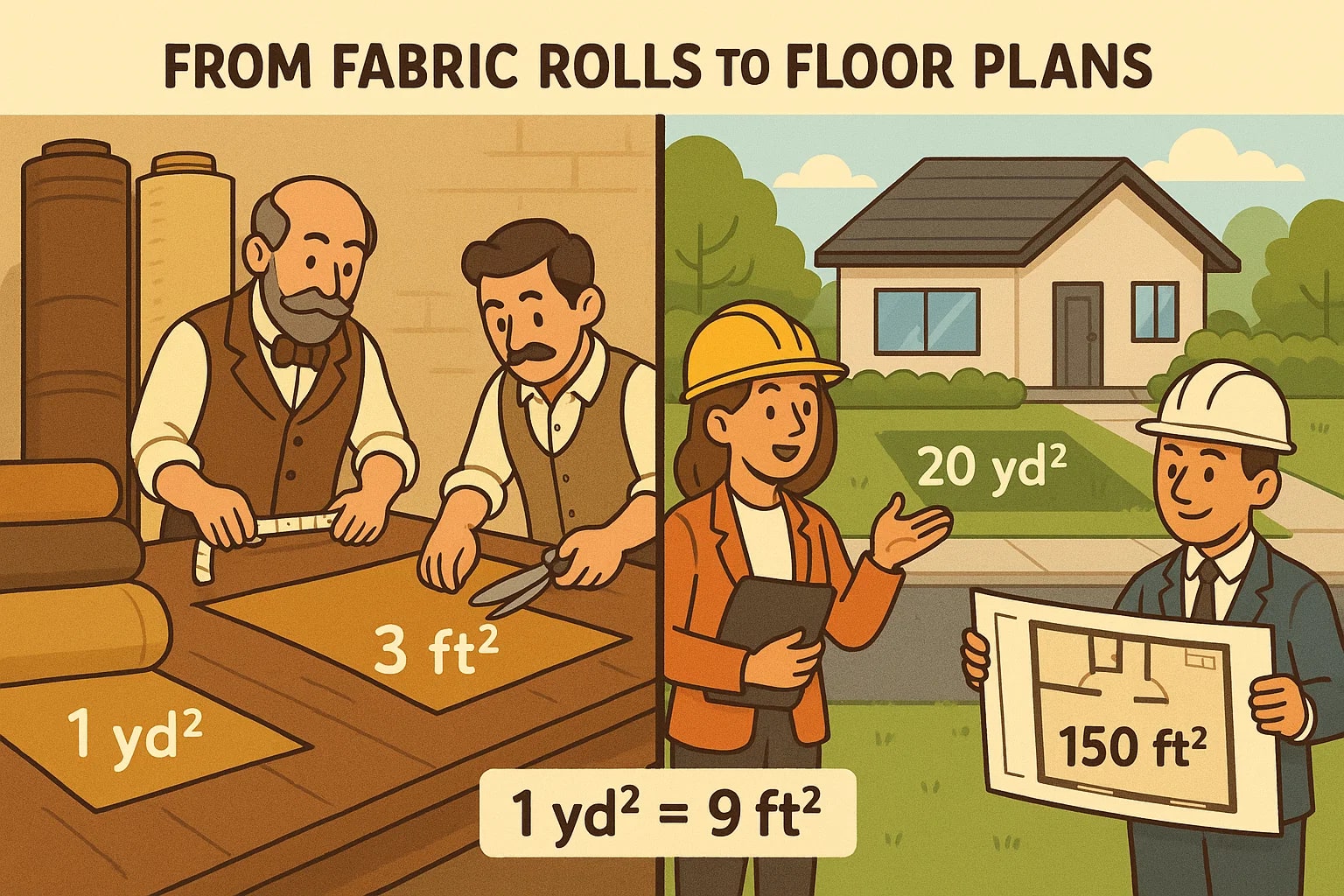 Conversor de Jardas Quadradas para Pés Quadrados