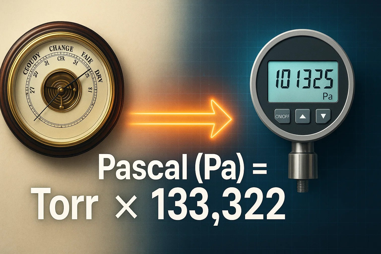 Conversor de Torr para Pascal