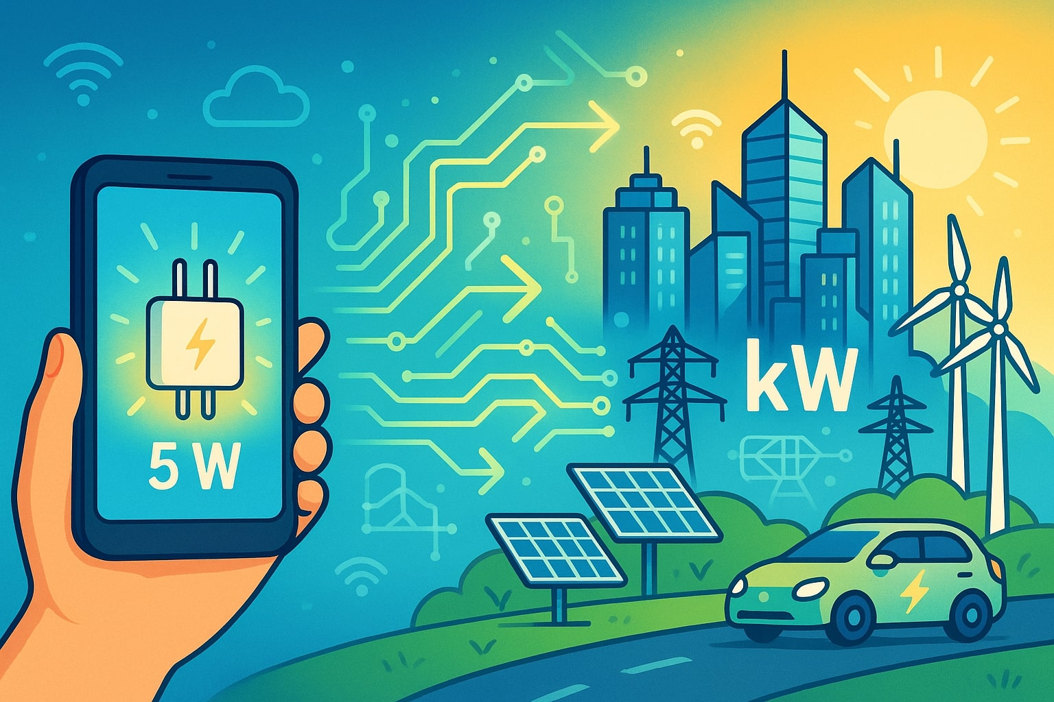 Conversor de Watts para Quilowatts